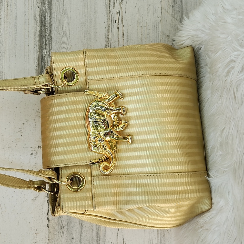 VINTAGE MARLO GOLDEN SHOULDER BAG